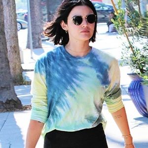 OV tie dye long sleeve tee